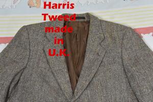 ハリス ツィード ジャケット 13843c 英国製 Harris tweed