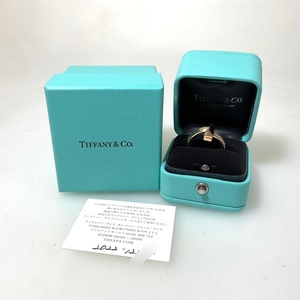 【Tiffany&Co.】ティファニー Tワン リング ダイヤ0.21ct