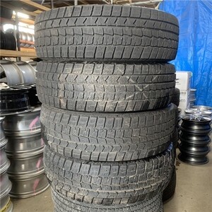 ★送料無料★ 195/65R16 2021年製 8分山 ダンロップ WINTERMAXX WM02 4本/中古スタッドレスタイヤ(冬タイヤ) ロッキー N8260_C3