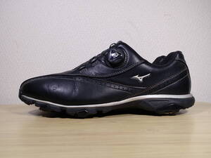 ◇ MIZUNO ミズノ ランバード WIDE STYLE 002 Boa ワイド スタイル ボア GOLF【51GQ174009】◇ 26.5cm 4E ゴルフシューズ ブラック