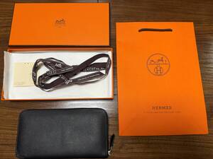 中古 HERMES エルメス アザップ クラシック オールレザー ブラック