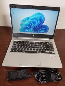 B63 美品 動作品 HP ProBook 430 G7 Core i5 第10世代 (10210U)◆RAM16GB◆超高速 M.2 SSD256GB ◆13.3インチ HD Win11 PC laptop