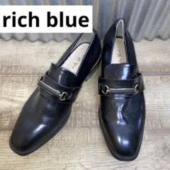 y241119-24 rich blue ローファー　Mサイズ