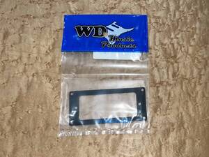 新品 WD Music純正 Metal Mini Humbucker Pickup Mounting Ring Black ミニ ハムバッカー 用 ピックアップ マウント リング エスカッション