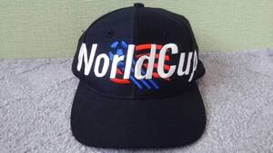 極美品 アディダス 94年 サッカーワールドカップアメリカ大会 スナップバックキャップ 帽子 トレフォイル adidas cap ビンテージ 90s