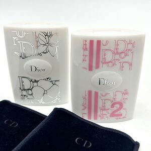 ◆ 美品 Dior ディオール ファンデーションケース 2点おまとめ リミテッドエディション ◆ メイク道具 PO レディース ケースのみ 【9038C】