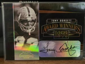 TONY DORSETT PLAYOFF 2006 CONTENDERS 直筆サインカード 005/200