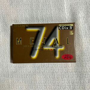 カセットテープ METAL SONY 74分　未使用