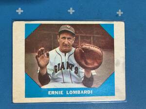 1960 Fleer Hall of Fame Series #17 Ernie Lombardi NL MVP in 1938