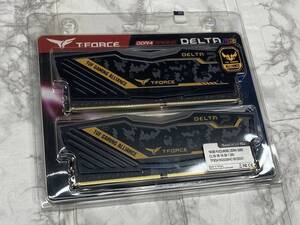 TEAMGROUP T-FORCE DELTA TUF GAMING ALLIANCE RGB 16GB (2x8GB) DDR4 3200MHz　TF9D416G3200HC16CDC01【ASUS　AURA SYNC　PC】②