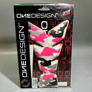 《送料無料》イタリア PRINT社 ONEDESIGN　タンクパッド ソフト カモフラージュ ピンク CG-AN109P