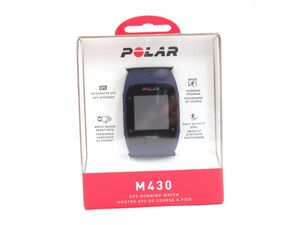 AH 4-7 ポラール POLAR GPS ランニングウォッチ 紺 M430 MODEL-2P 起動確認済 心拍計 防水 充電コード欠品