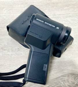 蘇さ(SY1317) 1円スタート！MINOLTA　ミノルタ　SPOTMETER　M　露出計　通電確認済み　中古品　60サイズ