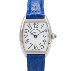 フランクミュラー トノーカーベックス ブランドオフ FRANCK MULLER K18WG（ホワイトゴールド） 腕時計 WG/クロコ革 中古 レディース