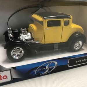 1/24 1929 Ford Model A フォード モデル A Maisto クラシックカー ミニカー イエローバージョン マイスト GM OPEL Jeep 新品 未開封