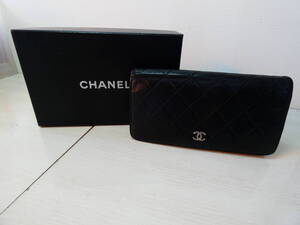 ★CHANEL シャネル　マトラッセ　　長財布　/　中古現状品　　H04278