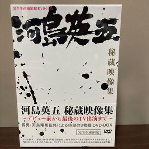 未開封品 河島英五 DVD セル版 秘蔵映像集 ～デビュー前から最後のTV出演まで【完全生産限定盤】現状品