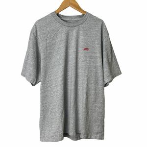 シュプリーム SUPREME SMALL BOX LOGO TEE スモールロゴ Tシャツ クルーネック M 灰色 グレー ☆AA★ メンズ