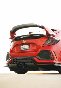 VERUS ENGINEERING(ヴェルス)：A0192A：ホンダ・シビックTYPE-R(FK8)対応リアディフューザー：アルミ＋パウダーコートの最高品質