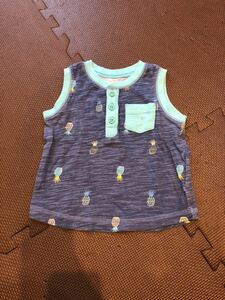 オールドネイビー OLD NAVY パイナップル タンクトップ Tシャツ カットソー 12～18m ベビー 子供