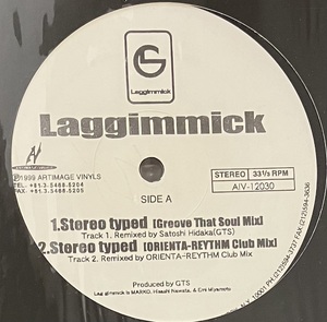 [ 12 / レコード ] Laggimmick / Stereo Typed ( House ) Artimage Vinyls - AIV-12030 90年代 ハウス