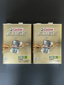 カストロール エッジ RS 10w50 4L/2缶 Castrol EDGE 全合成 ターボ チタニウム チタン