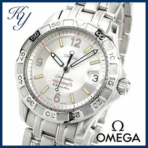 1円～ 価格高騰 3ヶ月保証付き 磨き済み 本物 OMEGA オメガ シーマスター 200 オメガマチック シルバー メンズ 時計