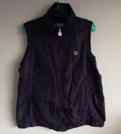 【USED】FILA フィラ ジップアップベスト パープル