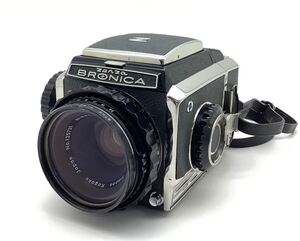 ⑨ 動作未確認 ZENZA ゼンザ BRONICA ブロニカ 中判カメラ / NIKKOR-P 1:2.8 f=75mm レンズ / フィルター 67mm / ケース付