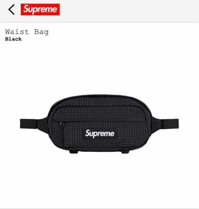 新品 supreme 24ss Waist Bag Black シュプリーム ウエストバッグ ブラック