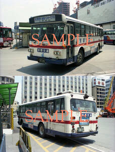 F【バス写真】Ｌ版２枚　京都交通　路線車　（２）