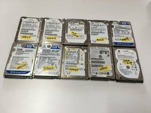 A12742)2.5インチ SATA 320GB HDD 中古動作品10台セット