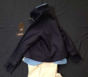 CORONA UTILITY R.NAVY DUFFLE JAC SHIRTCASHMERE FRENCH MELTON フレンチメルトン　グローブセット　post コリンボ buzzricksons