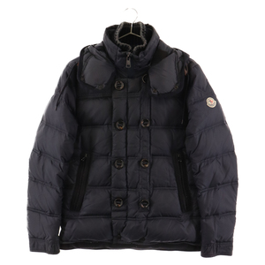 MONCLER モンクレール ALFRED アルフレッド フード付きキルティングダウンジャケット ネイビー