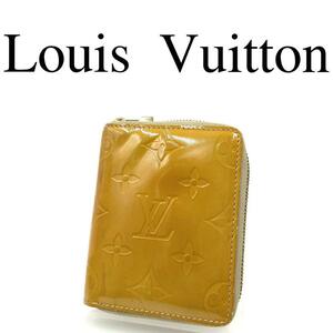 Louis Vuitton ルイヴィトン 折り財布 ヴェルニ ラウンドファスナー