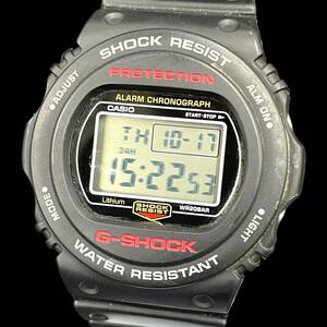 24I075　カシオ　CASIO　DW-5750E　ジーショック　G-SHOCK　メンズ腕時計　動作品　クォーツ　デジタル　黒　ラバーベルト　１円～