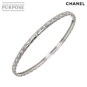 シャネル CHANEL ココクラッシュ ダイヤ ブレスレット L 17.5cm K18 WG ホワイトゴールド 750 Coco Crush Bracelet【証明書付き】 90249211