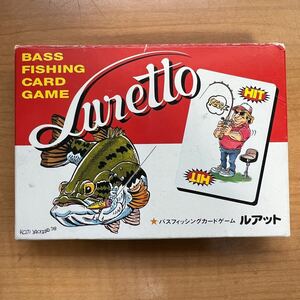 バスフィッシングカードゲーム ルアット Koji Yaoita 八百板浩司 1998 レトロゲーム 釣り オールドルアー スミス ヘドン バルサ50 トップ党