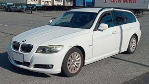 ★車検R6/11★BMW320Iツーリング★純正ナビ、ETC★黒革調のシートカバー★パワーシート/ETC他