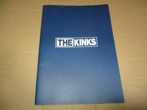 ツアー・パンフレット　キンクス　The Kinks　レイ・デイヴィス Ray Davies　1993年　JAPAN TOUR