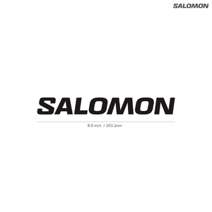 【SALOMON】サロモン★02★ダイカットステッカー★切抜きステッカー★8.0インチ★20.3cm