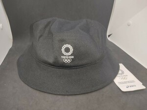 アシックス 東京オリンピック 2020 バケットハット 帽子 ブラック 黒 Lサイズ @011