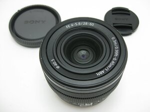 ★ハローカメラ★3821 SONY FE 28-60mm F4-5.6/ミラーレス用 レンズ (SEL2860) 動作品 1円スタート 即決あり