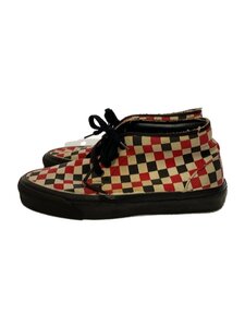 VANS◆ハイカットスニーカー/US8/マルチカラー/チャッカ/USA製/90s/チェッカーハイ//