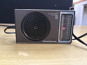 ラジオ FM AM R-143 動作確認済み　 Panasonic National パナソニック ナショナル　コンパクトラジオ　アンティーク　レトロ　昭和