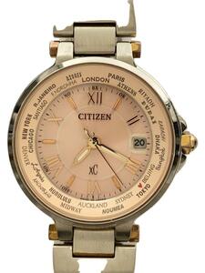 CITIZEN◆ソーラー腕時計/アナログ/-/PNK/SLV/H240-T018238