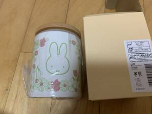 新品●フラワーミッフィ　キャニスター　フラワー★ブルーナ　miffy　2022年福袋中身　調味料入れ　小物入れ　お花プランター