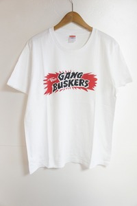 THE GANG BUSKERS ギャング バスカーズ クルーネックTシャツ 半袖 カットソー L 白 COUNTER ACTION購入 804L