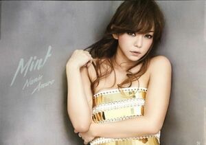 ☆安室奈美恵 B2 先着購入特典 ポスター 「Mint」 未使用