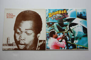 フェラ・クティ　LP2枚セット　Fela’s London Scene　ZOMBIE　輸入盤　中古 Fela Kuti